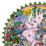 Ceylon Leopard Circular Solsetur - Art Print - Kristjana S Williams Studio