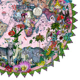 Ceylon Leopard Circular Solsetur - Art Print - Kristjana S Williams Studio