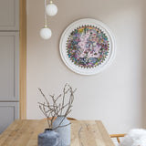 Ceylon Leopard Circular Solsetur - Art Print - Kristjana S Williams Studio