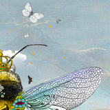 Cool Sky Queen Bee - Art Print - Kristjana S Williams Studio