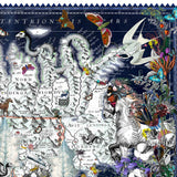 Eldgamla Isafold - Bimmblatt Iceland Map - Art Print - Kristjana S Williams Studio
