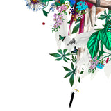 Flora & Fauna Lear - Neon White - Art Print - Kristjana S Williams Studio