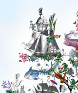 Fram Eg Sendi Flotan Minn - Sea-born Tree - Art Print - Kristjana S Williams Studio