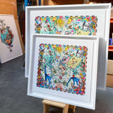 Giraffa Discoveries Of The World - Art Print - Kristjana S Williams Studio