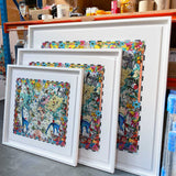 Giraffa Discoveries Of The World - Art Print - Kristjana S Williams Studio