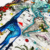 Giraffa Discoveries Of The World - Art Print - Kristjana S Williams Studio