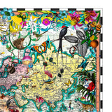 Giraffa Discoveries Of The World - Art Print - Kristjana S Williams Studio