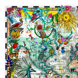 Giraffa Discoveries Of The World - Art Print - Kristjana S Williams Studio