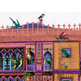 Gli Uccelli Coral Pink Setur - Art Print - Kristjana S Williams Studio