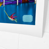 Gli Uccelli Violet Setur - Art Print - Kristjana S Williams Studio