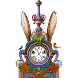 Grandfather Wonderland Clock - Art Print - Kristjana S Williams Studio