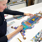 Grandfather Wonderland Clock - Art Print - Kristjana S Williams Studio