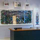 Grandfather Wonderland Clock - Art Print - Kristjana S Williams Studio