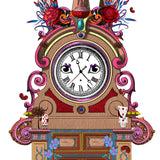 Grandmother Wonderland Clock - Art Print - Kristjana S Williams Studio