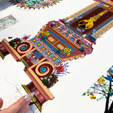 Grandmother Wonderland Clock - Art Print - Kristjana S Williams Studio