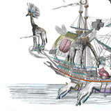 Draumaland At Sea - Great Henrietta VII - Art Print - Kristjana S Williams Studio