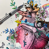 Heart of Nature - Art Print - Kristjana S Williams Studio