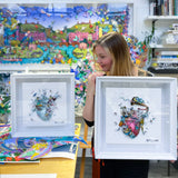 Let's eat Cake - Original Artwork Series 2022 - Kristjana S Williams Studio