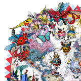 Hringlaga Heimskort - World Aedificia - Art Print - Kristjana S Williams Studio