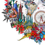 Hringlaga Heimskort - World Aedificia - Art Print - Kristjana S Williams Studio