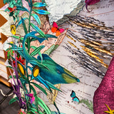 Circular Silvery Saer - Leopard Stingray | Original Artwork 2021 | Kristjana S Williams