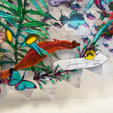 Circular Silvery Saer - Leopard Stingray | Original Artwork 2021 | Kristjana S Williams