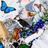 Klakinn & Amerika - Circular Map - Art Print - Kristjana S Williams Studio