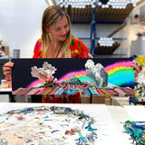 Firemountains & Jardskorpufleka Skyline - Art Print - Kristjana S Williams Studio