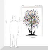 Althjodlegt Tre - International tree - Art Print - Kristjana S Williams Studio