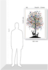 Althjodlegt Tre - International tree - Art Print - Kristjana S Williams Studio