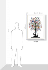 Althjodlegt Tre - International tree - Art Print - Kristjana S Williams Studio
