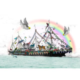 Intrepid Citric Ship - Art Print - Kristjana S Williams Studio