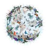 Klakinn & Amerika - Circular Map - Art Print - Kristjana S Williams Studio