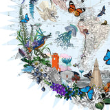 Klakinn & Amerika - Circular Map - Art Print - Kristjana S Williams Studio