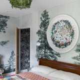 Klakinn & Evropa - Circular Map - Art Print - Kristjana S Williams Studio