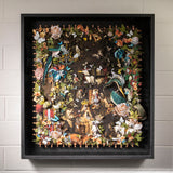 The Ladybird & The Heron - Original Artwork 2021 - Kristjana S Williams Studio