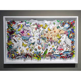 Litríkt Líf - World Map - Original Artwork 2022 - Kristjana S Williams Studio