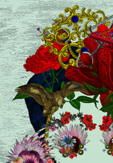 Mexican Sky Portrait - Art Print - Kristjana S Williams Studio