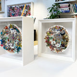 Circular Modern Lundunar Kort - Gulur - Original Artwork 2022 - Kristjana S Williams Studio