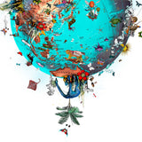 Mountain og Giraffe Ocean Jordin II - Art Print - Kristjana S Williams Studio