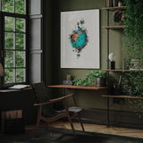 Mountain og Giraffe Ocean Jordin II - Art Print - Kristjana S Williams Studio