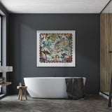 Navigators' Tracks & Discoveries of the World - Art Print - Kristjana S Williams Studio