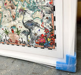 Navigators' Tracks & Discoveries of the World - Art Print - Kristjana S Williams Studio