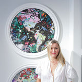 The Neon Black Sea America - Art Print - Kristjana S Williams Studio