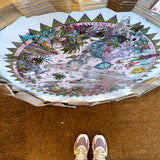 Ceylon Leopard Circular Solsetur - Art Print - Kristjana S Williams Studio