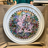 Ceylon Leopard Circular Solsetur - Art Print - Kristjana S Williams Studio