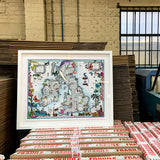 Taera Bretland - Blaeu British Isles - Art Print - Kristjana S Williams Studio