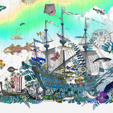 Norðurljósa Chaser - Iceland in the Sea - Art Print - Kristjana S Williams Studio