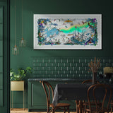 Norðurljósa Chaser - Iceland in the Sea - Art Print - Kristjana S Williams Studio