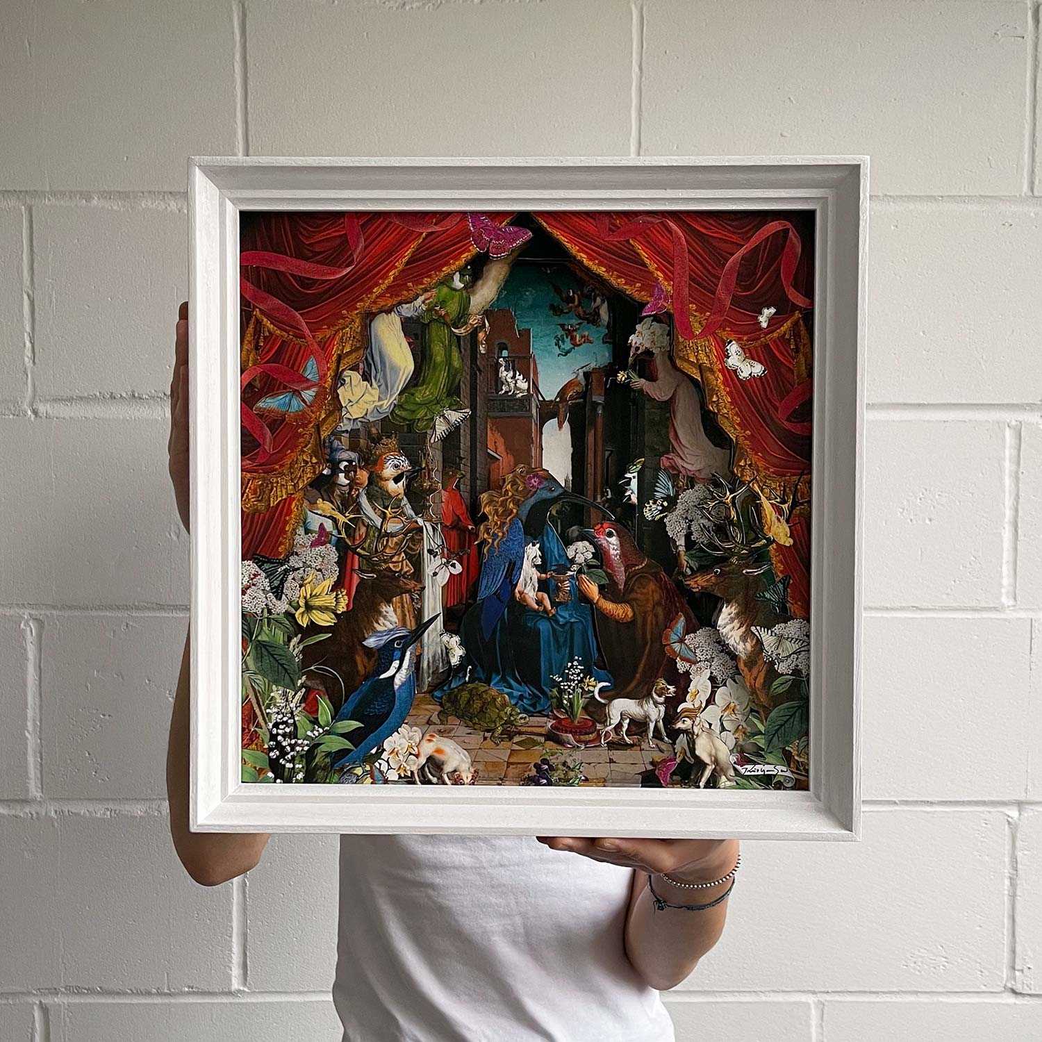 ☆ Diorama Art The Red Velvet Hound Gossaert - Diorama | Kristjana S Williams Studio